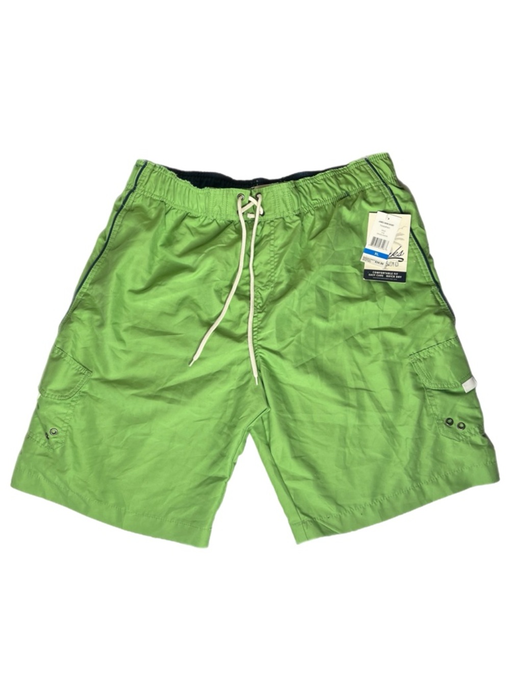 Men's Lime Green Swim Trunks
